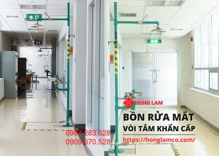 Quan trọng: Bồn Rửa Mắt Khẩn Cấp cho Bệnh Viện